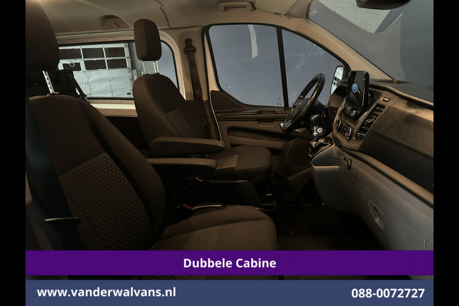 Ford Transit Custom 2.0 TDCI 131pk L2H1 Dubbele Cabine Euro6 Airco | 5-Zits | Camera | 2800kg Trekhaak | LED Cruisecontrol, Stoelverwarming, Verwarmde Voorruit, Parkeersensoren