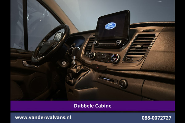 Ford Transit Custom 2.0 TDCI 131pk L2H1 Dubbele Cabine Euro6 Airco | 5-Zits | Camera | 2800kg Trekhaak | LED Cruisecontrol, Stoelverwarming, Verwarmde Voorruit, Parkeersensoren