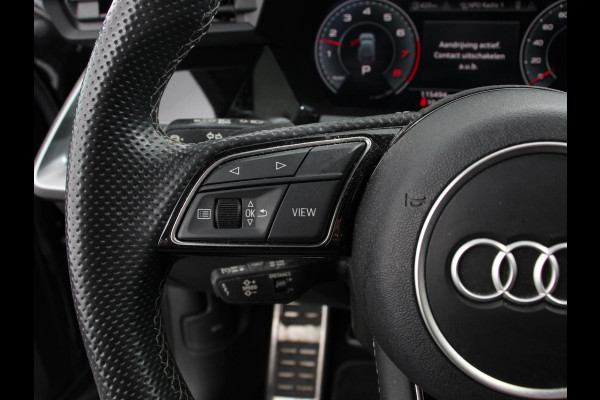 Audi A3 Sportback 30 TFSI S edition S-tronic Navigatie Apple Carplay/Android Auto Parkeersensoren Adaptive Cruise Control Full Led Climate Control Virtual Cockpit Lichtmetalen velgen