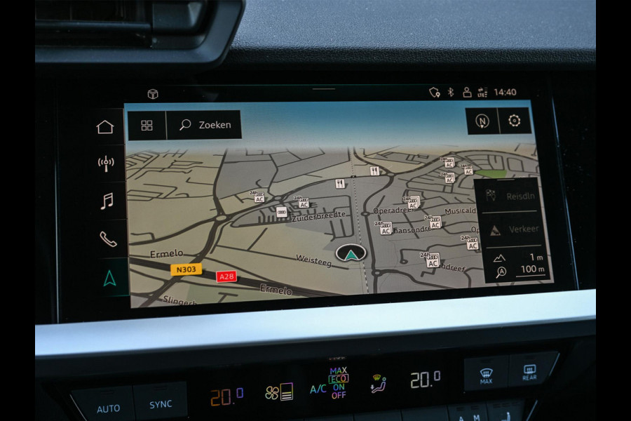 Audi A3 Sportback 40 TFSI e S-Line | Soh% 92,5 | Sportstoel | Adaptive cruise control | Led | Stoelverwarming