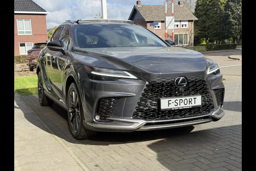 Lexus RX 450h+ Plug-in AWD F Sport Design | Panoramadak, Leer, Geheugenfunctie, Head up display, 360 Camera, 21 inch, Stoelventilatie