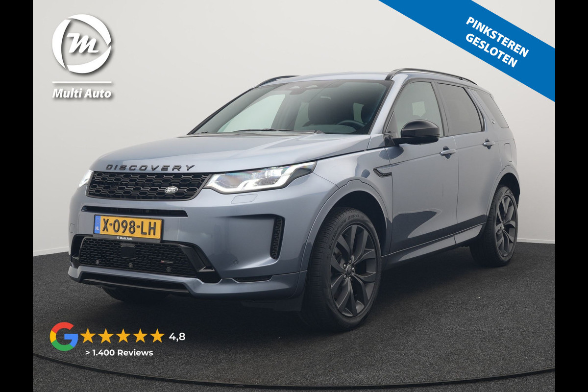 Land Rover Discovery Sport P300e R-Dynamic HSE PHEV 300pk Dealer O.H. | Trekhaak Afn. |  Adaptive Cruise | Camera | Meridian Audio | Alcantara Sportstoelen Memory & Verwarmd | Stuur Verwarmd | Apple Carplay | Keyless | Blis | Navigatie | DAB | Plug In Hybrid
