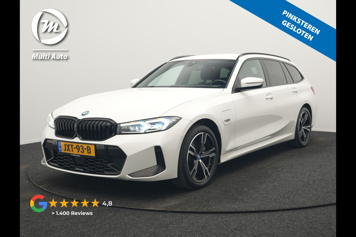 BMW 3 Serie Touring 320e M Sport FACELIFT PHEV 204pk Dealer O.H | Trekhaak Af Fabriek | Adaptive Cruise | Widescreen Navi | Head Up | Alcantara Sportstoelen Verwarmd | Camera & Parkassist | Apple Carplay | Plug In Hybrid