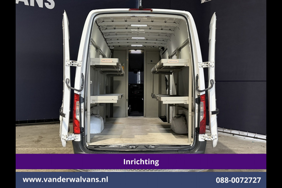 Mercedes-Benz Sprinter 311 CDI Automaat L3H2 *PostNL inrichting* Euro6 Airco | Camera | Schappen Doorloopdeur, 270 Gr. achterdeuren, Sidebars