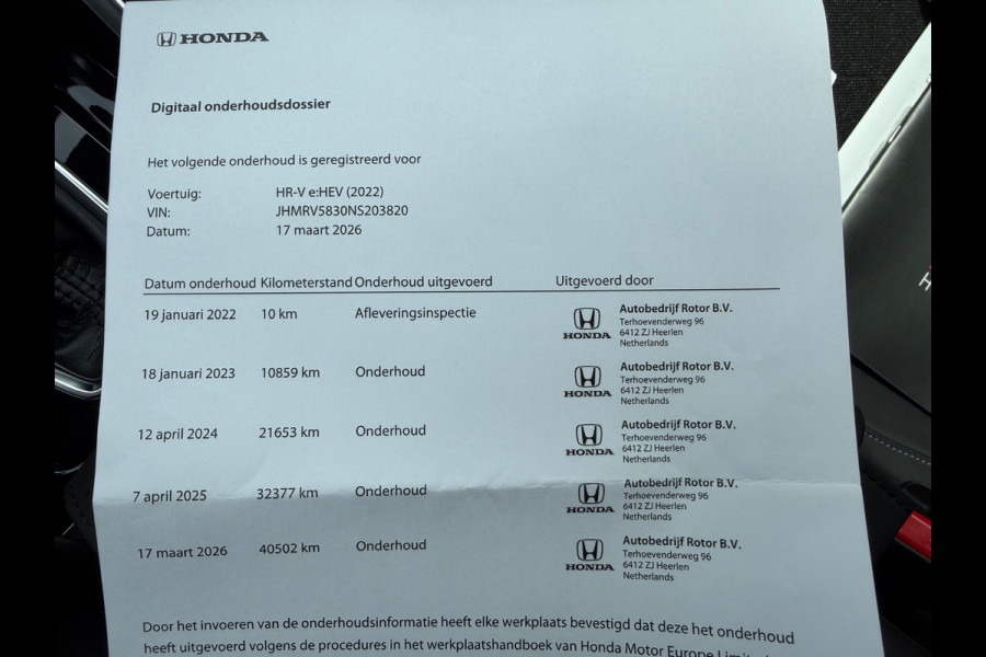Honda HR-V 1.5 e:HEV Advance, NAP, 1e eigenaar, Sport Pack, CarPlay, LED, Trekhaak