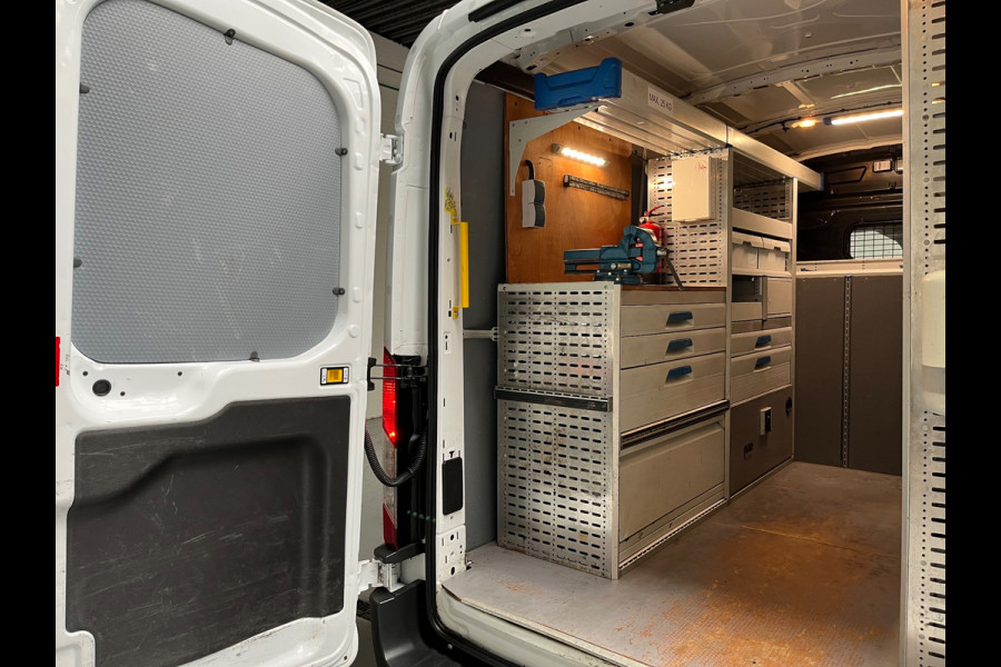 Ford Transit Servicewagen 2.0 TDCI 130pk euro6 L2H2 Trend Sortimo Inrichting Victron v230 Standkachel Trekhaak RIJKLAARPRIJS!