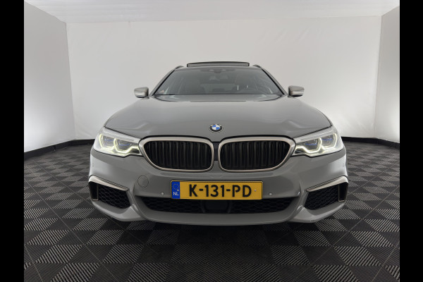 BMW 5 Serie Touring M550d xDrive High Executive M-Sportpack Aut. *PANO | LEATHER | LASER-LED | BLINDSPOT | MEMORY-PACK | HARMAN/KARDON |  DIGI-COCKPIT | AMBIENTLIGHT | SHIFTPADDLES | HEAD-UP | ADAPTIVE-CRUISE | TOWBAR | 19''ALU*