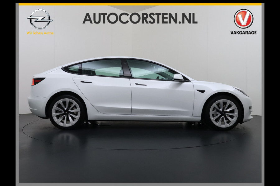 Tesla Model 3 Standard RWD Plus LFP Accu SOH 90,5% Warmtepomp Lmv 19" Elek.Achterklep Leder Panoramadak Navi Ecc Camera's Navi Ecc Pdc Traffic Aware Cruise + Aut.Sturen Lmv Led Elek.Stoelen+Memory+Verwarmd Dealeronderhouden Origineel Nederlandse Auto Garantie op Accu en Motor tot 21-6-2030/160.000km