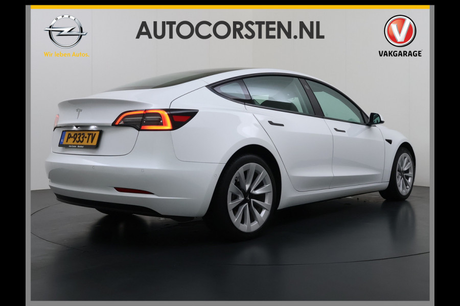 Tesla Model 3 Standard RWD Plus LFP Accu SOH 90,5% Warmtepomp Lmv 19" Elek.Achterklep Leder Panoramadak Navi Ecc Camera's Navi Ecc Pdc Traffic Aware Cruise + Aut.Sturen Lmv Led Elek.Stoelen+Memory+Verwarmd Dealeronderhouden Origineel Nederlandse Auto Garantie op Accu en Motor tot 21-6-2030/160.000km