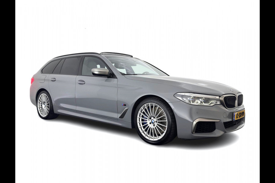 BMW 5 Serie Touring M550d xDrive High Executive M-Sportpack Aut. *PANO | LEATHER | LASER-LED | BLINDSPOT | MEMORY-PACK | HARMAN/KARDON |  DIGI-COCKPIT | AMBIENTLIGHT | SHIFTPADDLES | HEAD-UP | ADAPTIVE-CRUISE | TOWBAR | 19''ALU*