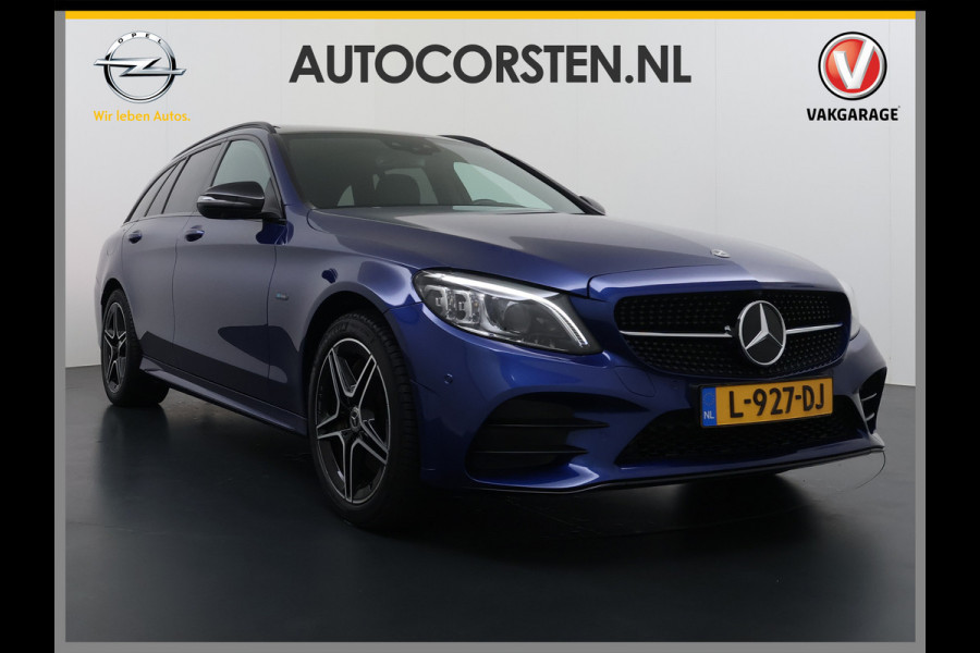 Mercedes-Benz C-Klasse Estate 300 EQ Hybrid Business Sol. AMG Night Ltd Panoramadak Trekhaak Navi 360°Camera Stoelverwarming Apple Carplay Android Auto Matrix Led Lmv Privacy Glas Elek. Privacy Glas Bluetooth Elek.Achterklep Led 1.800KG Trekgewicht 1e Eigenaar Dealeronderhouden Origineel Nederlandse Auto