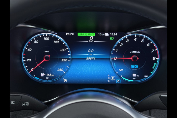 Mercedes-Benz C-Klasse Estate 300 EQ Hybrid Business Sol. AMG Night Ltd Panoramadak Trekhaak Navi 360°Camera Stoelverwarming Apple Carplay Android Auto Matrix Led Lmv Privacy Glas Elek. Privacy Glas Bluetooth Elek.Achterklep Led 1.800KG Trekgewicht 1e Eigenaar Dealeronderhouden Origineel Nederlandse Auto