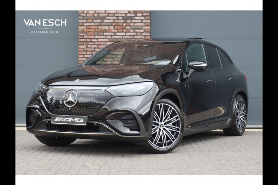 Mercedes-Benz EQE SUV 350+ AMG Line 96 kWh | Airmatic | Hyperscreen | Achterasbesturing | Distronic+ | Massage | Trekhaak | Burmester | HUD | Stoelventilatie | Verwarmd Stuurwiel | Digital Light | Leder | 22kW |