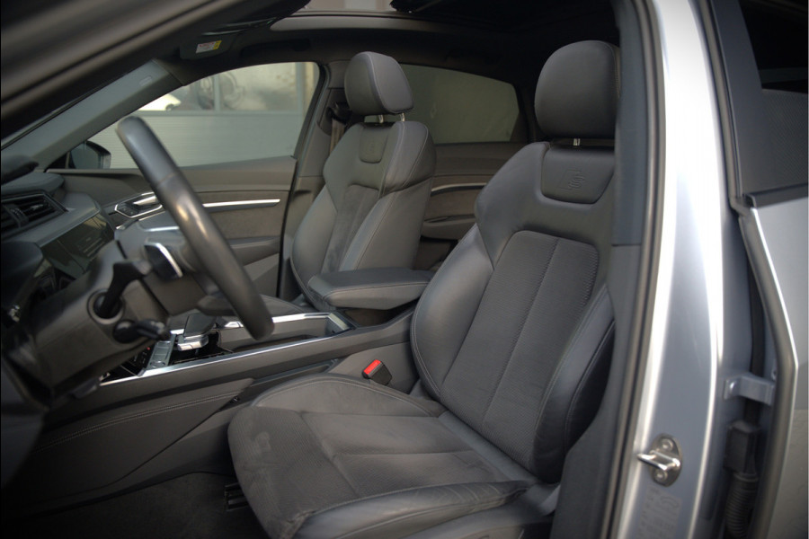 Audi e-tron Sportback 50 quattro S edition 71 kWh S-Line | Bang & Olufsen | Panoramadak | Stoelverwarming | Adaptive Cruise Control | Ambiance Verlichting | 360 Camera | Luchtvering | Memory Seat | Keyless | Trekhaak | SOH 89%