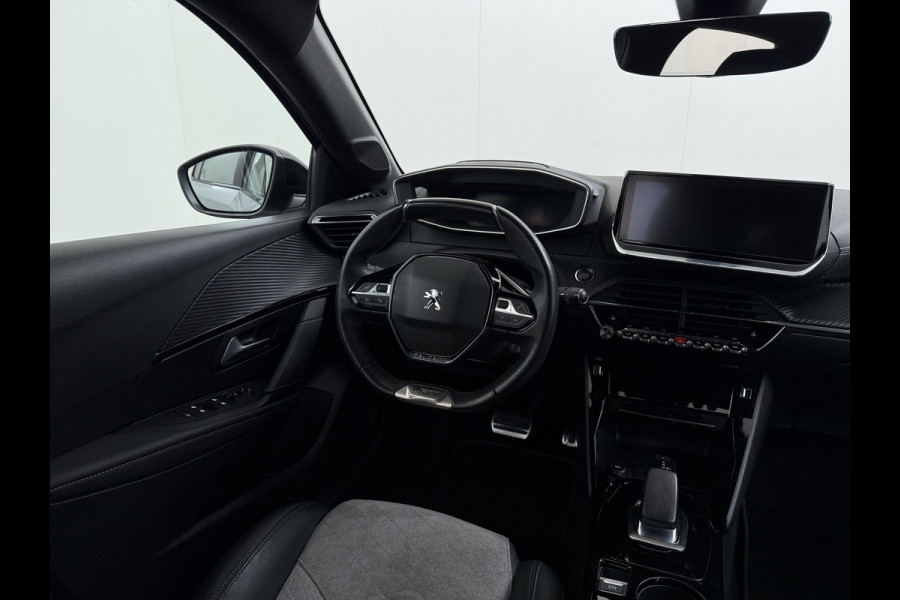 Peugeot e-208 EV GT 350 50 kWh SOH 89% Adap.Cruise 3D-Navi Stoelverwarming 360°Camera Apple Carplay Android Auto Ecc Pdc Privacy Glas Led Isofix DAB Lane Assist Keyless DAB+ 1e Eigenaar Dealeronderhouden Origineel Nederlandse Auto