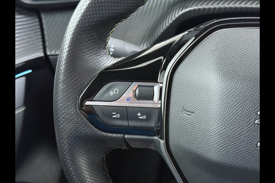 Peugeot e-208 EV GT 350 50 kWh SOH 89% Adap.Cruise 3D-Navi Stoelverwarming 360°Camera Apple Carplay Android Auto Ecc Pdc Privacy Glas Led Isofix DAB Lane Assist Keyless DAB+ 1e Eigenaar Dealeronderhouden Origineel Nederlandse Auto