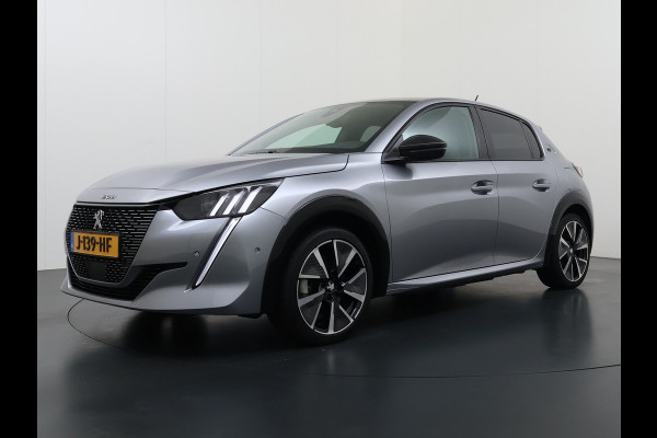 Peugeot e-208 EV GT 350 50 kWh SOH 89% Adap.Cruise 3D-Navi Stoelverwarming 360°Camera Apple Carplay Android Auto Ecc Pdc Privacy Glas Led Isofix DAB Lane Assist Keyless DAB+ 1e Eigenaar Dealeronderhouden Origineel Nederlandse Auto