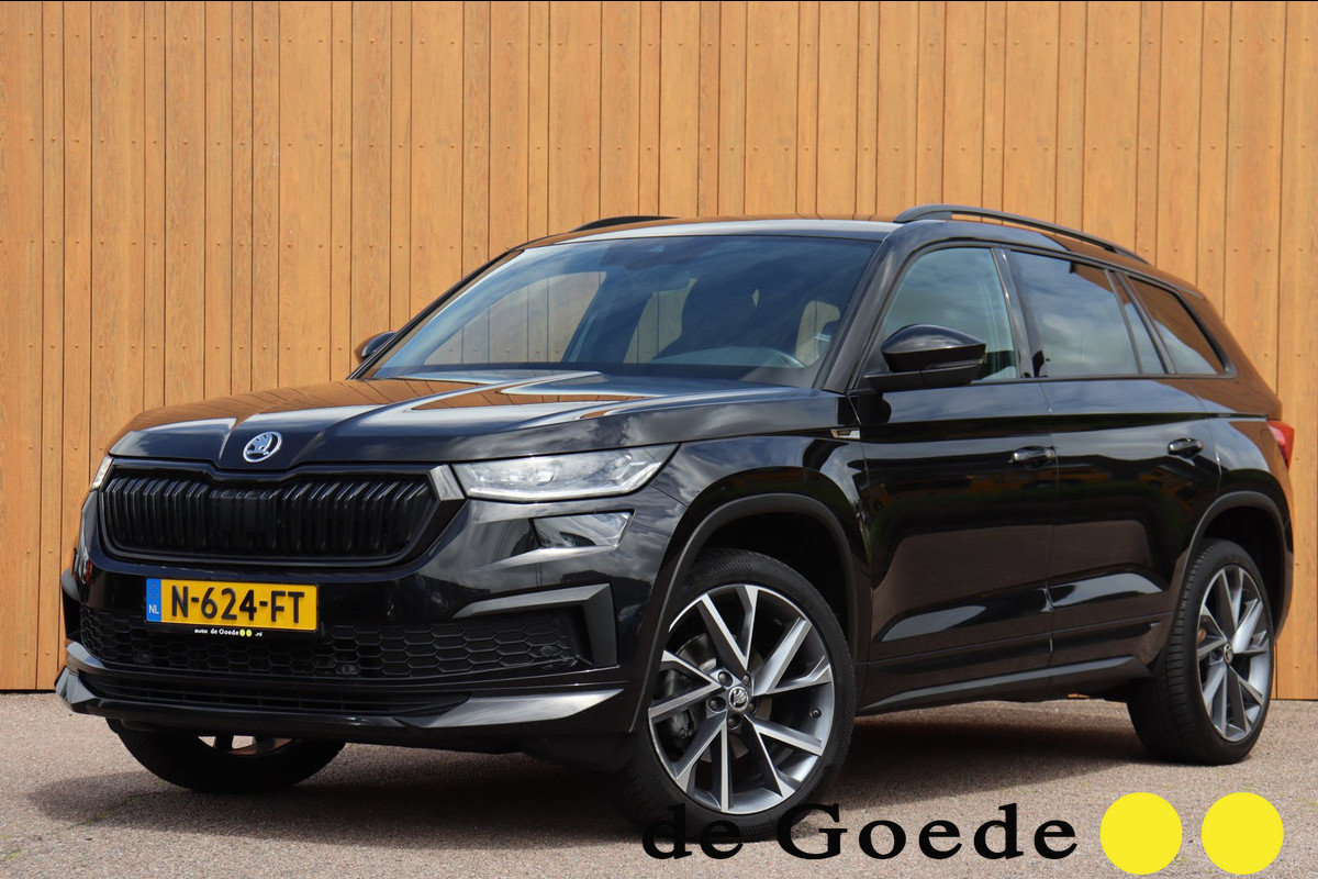 Škoda Kodiaq 1.5 TSI Sportline Business org.NL trekhaak stuurverw el.klep canton camera