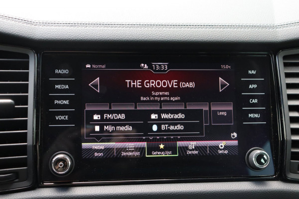 Škoda Kodiaq 1.5 TSI Sportline Business org.NL trekhaak stuurverw el.klep canton camera