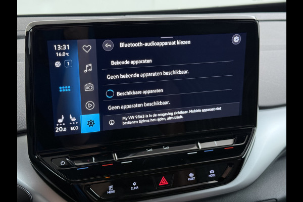 Volkswagen ID.4 1st 82kWh SOH 89,4% Trekhaak Warmtepomp Navi Ecc Camera Stoel+Stuurverwarming Apple Carplay Android Auto Pdc Lmv 20" Privacy Glas Led Isofix Voorruitverwarming DAB Rijstrooksensor 1.000KG Trekgewicht 1e Eigenaar Dealeronderhouden Origineel Nederlandse Auto