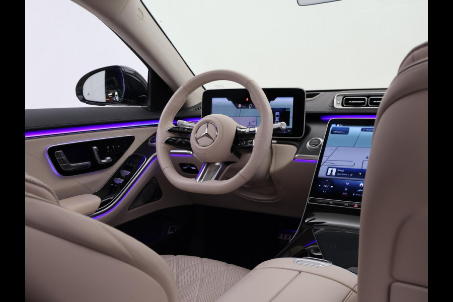 Mercedes-Benz S-Klasse 350d LANG AMG-LINE 286 PK + BUSINESS CLASS PAKKET | MASSAGE V+A | 3D DISPLAY | BURMESTER | SOFT-CLOSE | PANORAMA | LASER LIGHT