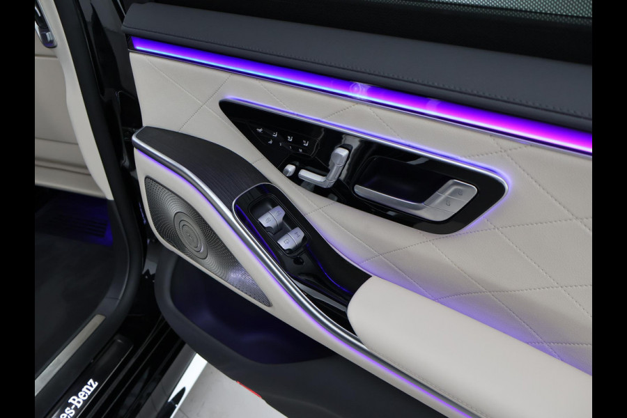 Mercedes-Benz S-Klasse 350d LANG AMG-LINE 286 PK + BUSINESS CLASS PAKKET | MASSAGE V+A | 3D DISPLAY | BURMESTER | SOFT-CLOSE | PANORAMA | LASER LIGHT