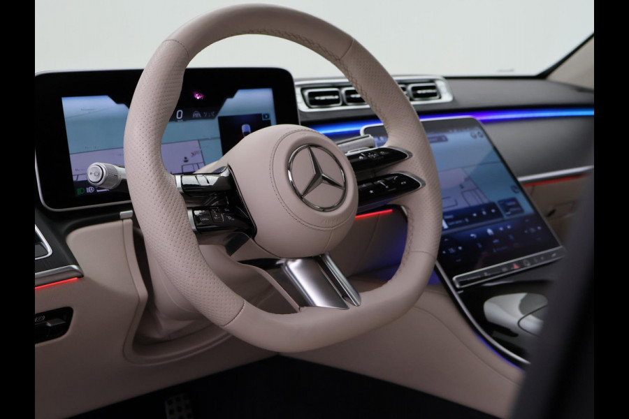 Mercedes-Benz S-Klasse 350d LANG AMG-LINE 286 PK + BUSINESS CLASS PAKKET | MASSAGE V+A | 3D DISPLAY | BURMESTER | SOFT-CLOSE | PANORAMA | LASER LIGHT