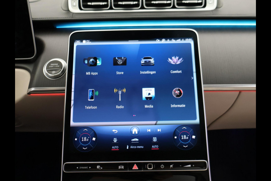 Mercedes-Benz S-Klasse 350d LANG AMG-LINE 286 PK + BUSINESS CLASS PAKKET | MASSAGE V+A | 3D DISPLAY | BURMESTER | SOFT-CLOSE | PANORAMA | LASER LIGHT