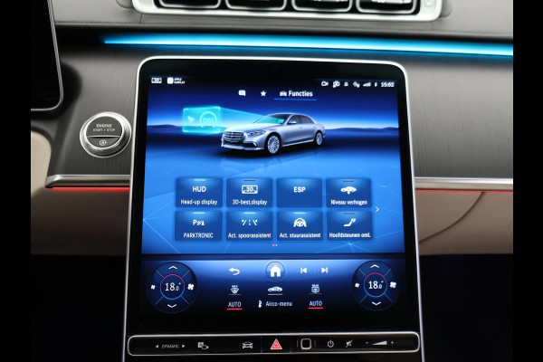 Mercedes-Benz S-Klasse 350d LANG AMG-LINE 286 PK + BUSINESS CLASS PAKKET | MASSAGE V+A | 3D DISPLAY | BURMESTER | SOFT-CLOSE | PANORAMA | LASER LIGHT
