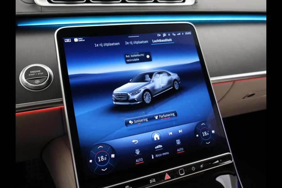 Mercedes-Benz S-Klasse 350d LANG AMG-LINE 286 PK + BUSINESS CLASS PAKKET | MASSAGE V+A | 3D DISPLAY | BURMESTER | SOFT-CLOSE | PANORAMA | LASER LIGHT