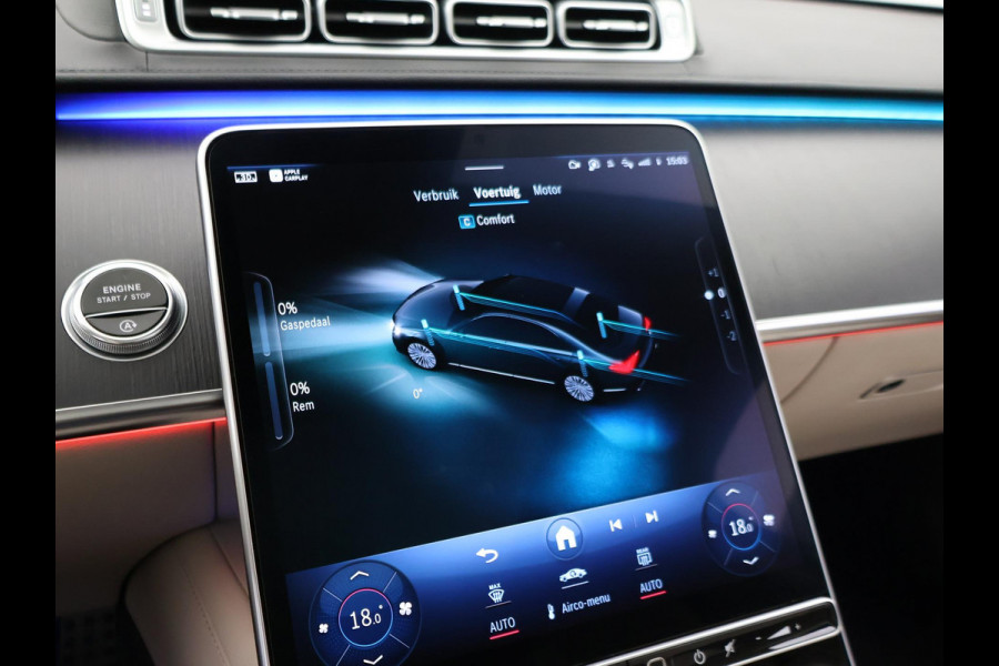 Mercedes-Benz S-Klasse 350d LANG AMG-LINE 286 PK + BUSINESS CLASS PAKKET | MASSAGE V+A | 3D DISPLAY | BURMESTER | SOFT-CLOSE | PANORAMA | LASER LIGHT