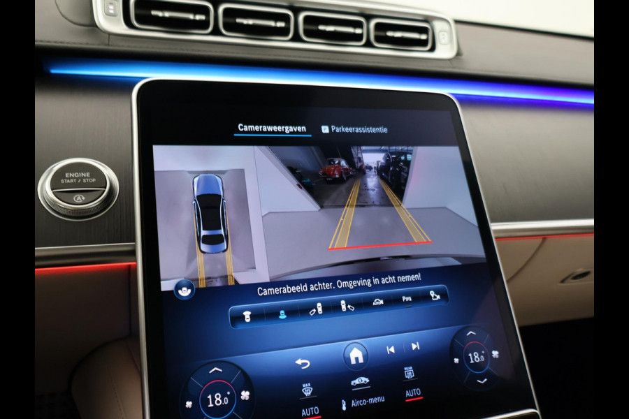 Mercedes-Benz S-Klasse 350d LANG AMG-LINE 286 PK + BUSINESS CLASS PAKKET | MASSAGE V+A | 3D DISPLAY | BURMESTER | SOFT-CLOSE | PANORAMA | LASER LIGHT