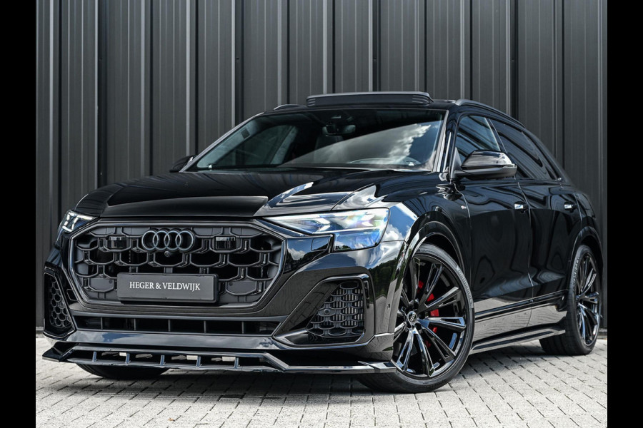 Audi Q8 60 TFSI e quattro Pro Line S Competition | S- Seats | Achterasbesturing | B&O advanced | Soft close | Trekhaak | Ambiance plus pakket | Memory seats | Carobn inleg