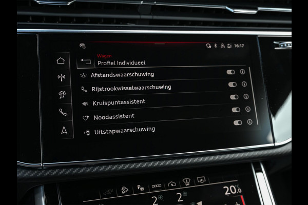 Audi Q8 60 TFSI e quattro Pro Line S Competition | S- Seats | Achterasbesturing | B&O advanced | Soft close | Trekhaak | Ambiance plus pakket | Memory seats | Carobn inleg