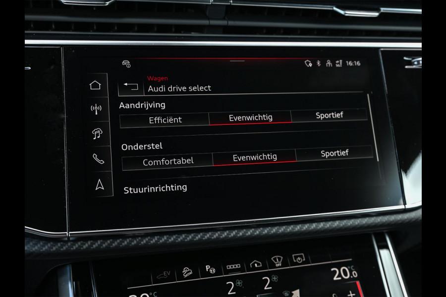 Audi Q8 60 TFSI e quattro Pro Line S Competition | S- Seats | Achterasbesturing | B&O advanced | Soft close | Trekhaak | Ambiance plus pakket | Memory seats | Carobn inleg