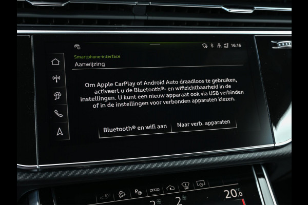 Audi Q8 60 TFSI e quattro Pro Line S Competition | S- Seats | Achterasbesturing | B&O advanced | Soft close | Trekhaak | Ambiance plus pakket | Memory seats | Carobn inleg