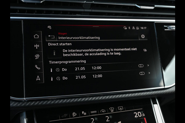 Audi Q8 60 TFSI e quattro Pro Line S Competition | S- Seats | Achterasbesturing | B&O advanced | Soft close | Trekhaak | Ambiance plus pakket | Memory seats | Carobn inleg