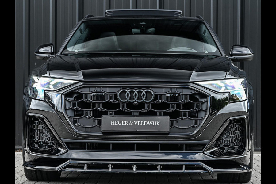 Audi Q8 60 TFSI e quattro Pro Line S Competition | S- Seats | Achterasbesturing | B&O advanced | Soft close | Trekhaak | Ambiance plus pakket | Memory seats | Carobn inleg
