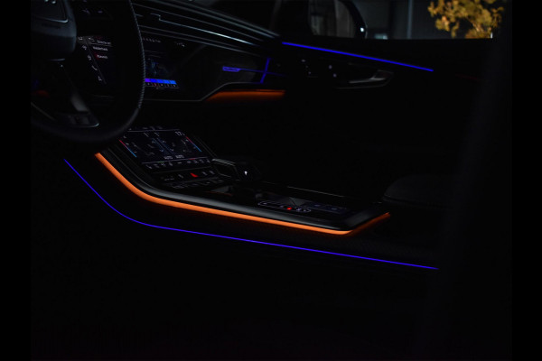 Audi Q8 60 TFSI e quattro Pro Line S Competition | S- Seats | Achterasbesturing | B&O advanced | Soft close | Trekhaak | Ambiance plus pakket | Memory seats | Carobn inleg