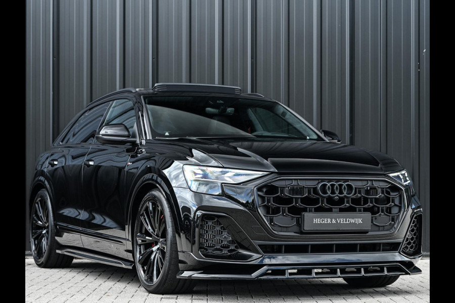 Audi Q8 60 TFSI e quattro Pro Line S Competition | S- Seats | Achterasbesturing | B&O advanced | Soft close | Trekhaak | Ambiance plus pakket | Memory seats | Carobn inleg