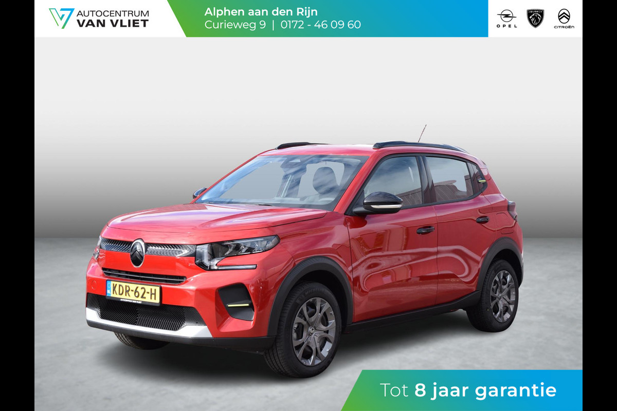 Citroën ë-C3 Plus 113pk Comfort Range 44 kWh | NAVI | PARKEERSENSOREN MET CAMERA | AIRCO | CRUISE CONTROL |