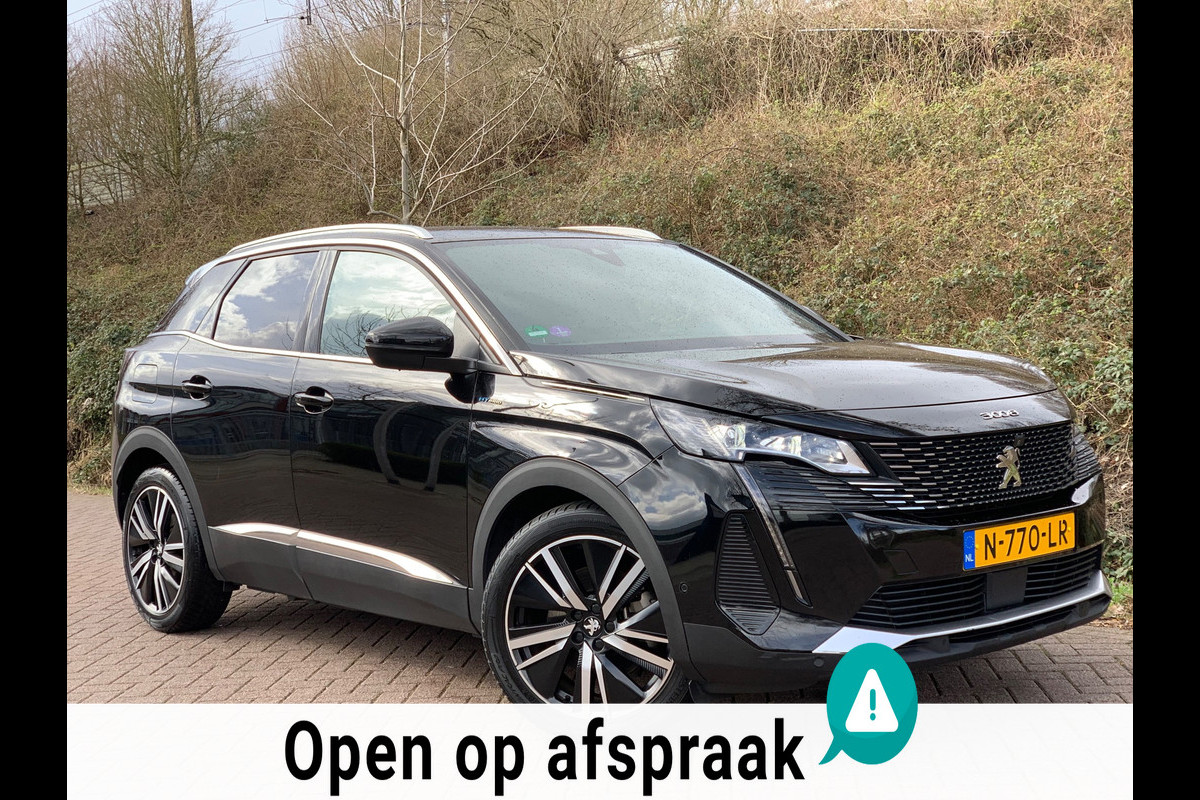 Peugeot 3008 1.6 HYbrid 225 GT Pack Business |Leder|Focal|360|Carplay|Memory|PDC|ACC|Side assist|Lane| PRIJS INC BTW € 17.770