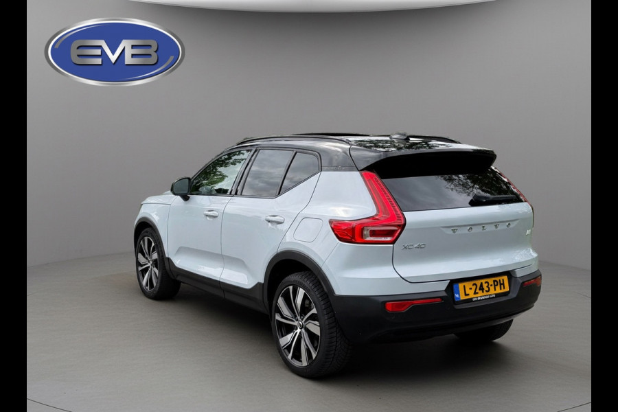 Volvo XC40 Recharge P8 AWD 408 pk R-Design, panoramadak, trekhaak, harman cardon, VOL OPTIES, NL auto met nap