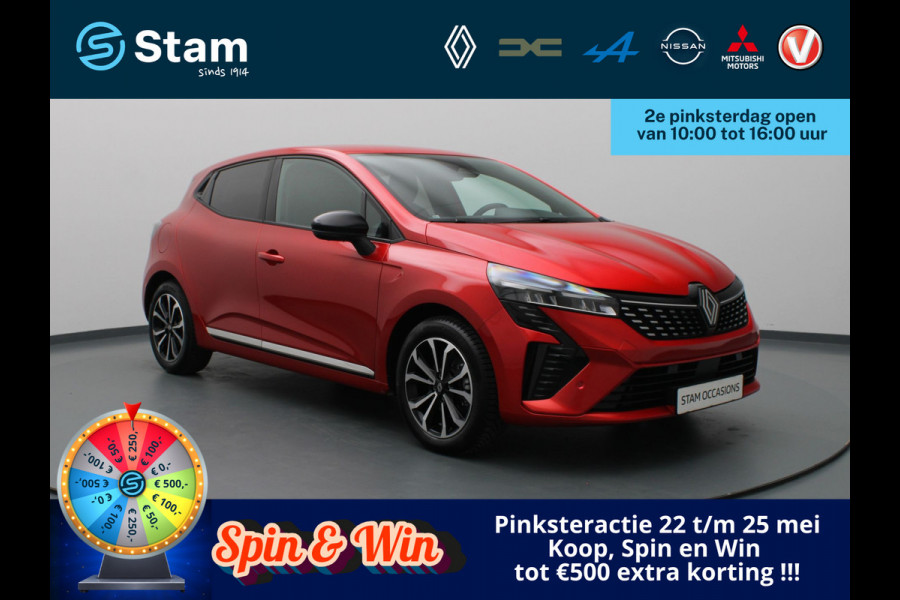 Renault Clio E-Tech Full Hybrid techno 145pk 360° Camera | Cruise | Navi | Parkeersens. v+a | Stoel-/stuurverw.