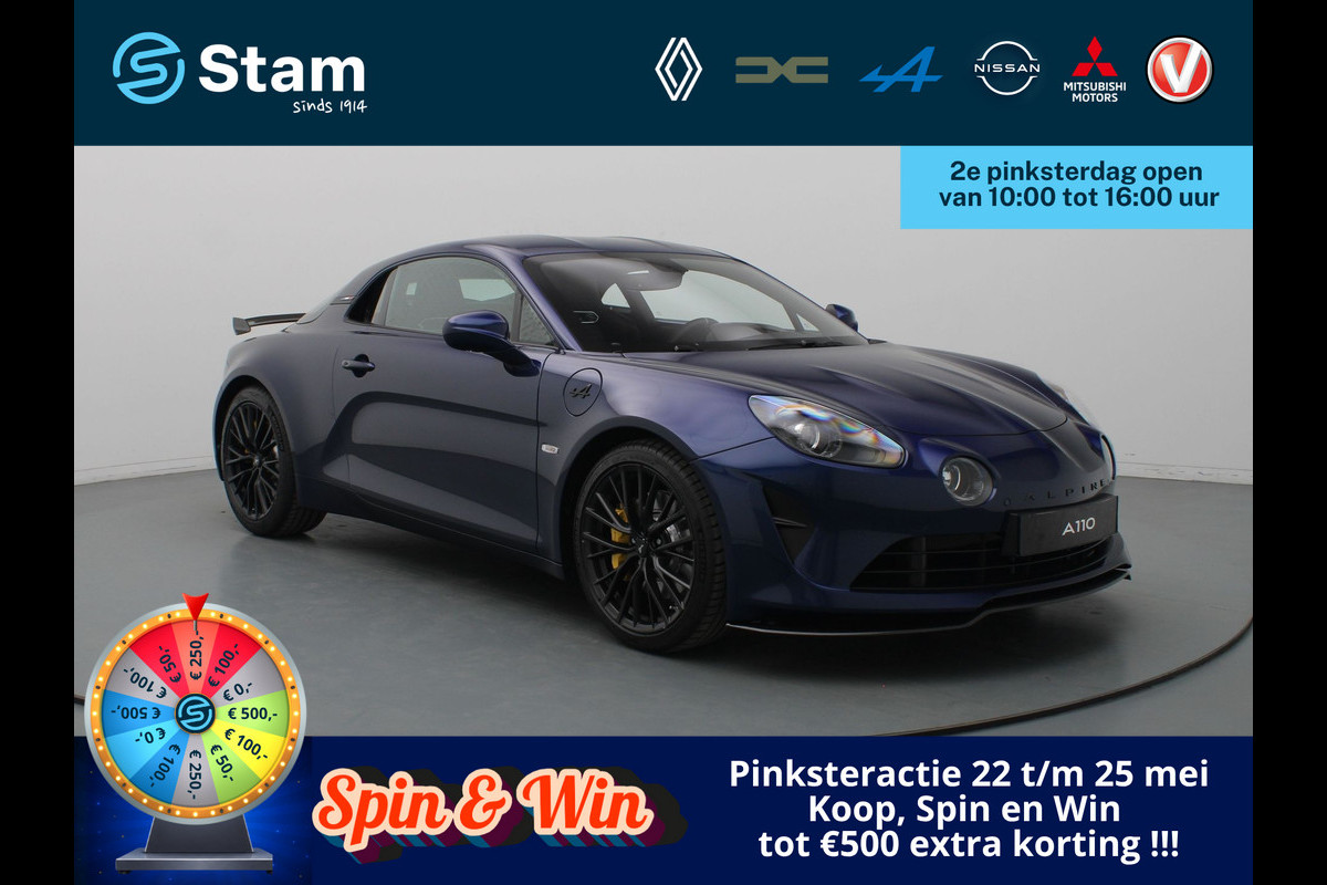 ALPINE A110 300pk GTS Akrapovic uitlaat | Aero Pack | Camera | Stoelverwarming