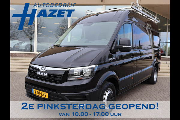 MAN TGE 50 5.180 2.0 180 PK AUT. DUBBEL LUCHT + 3500 KG TH + 230V | WERKPLAATSINRICHTING | CAMERA | NAVIGATIE
