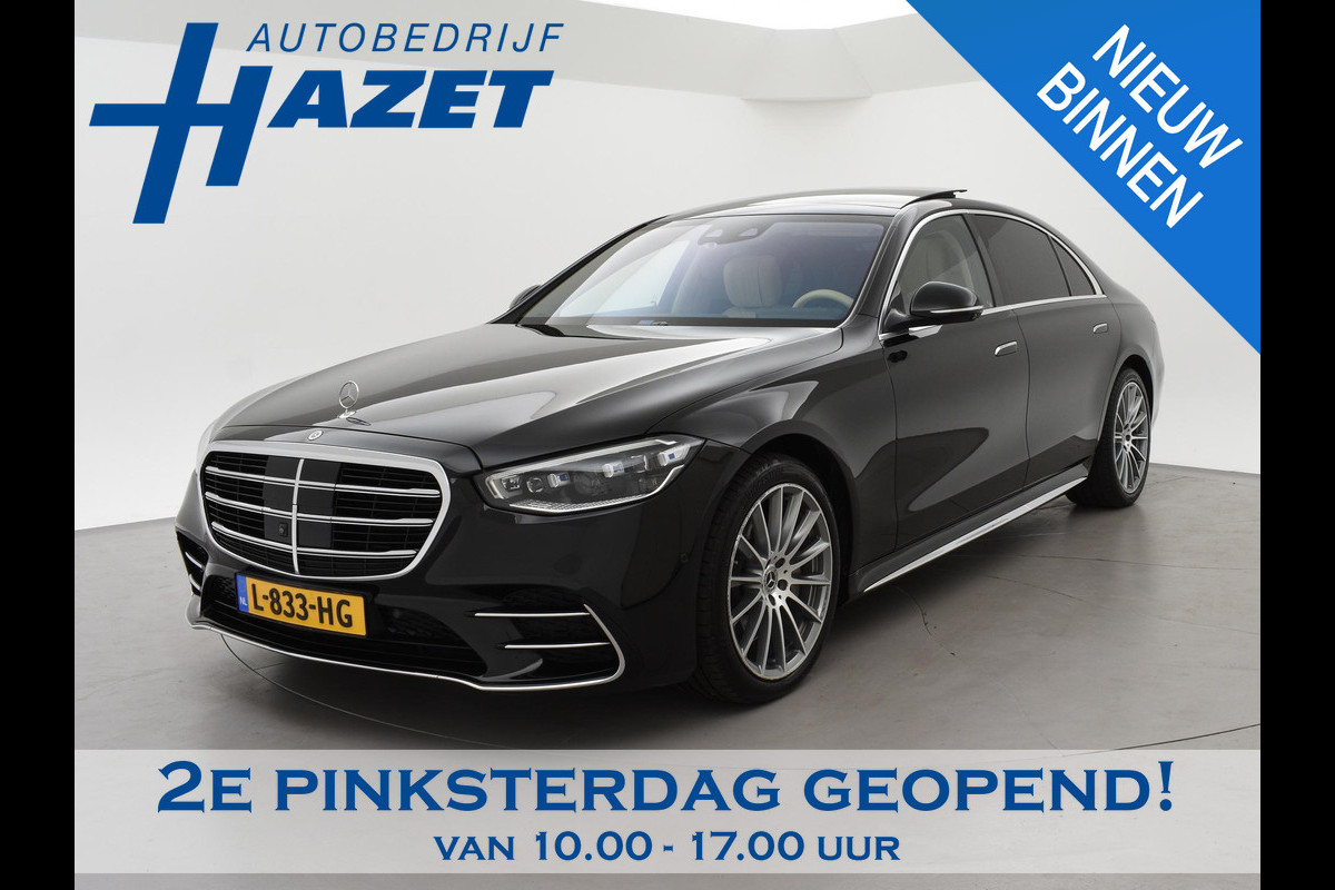 Mercedes-Benz S-Klasse 350d LANG AMG-LINE 286 PK + BUSINESS CLASS PAKKET | MASSAGE V+A | 3D DISPLAY | BURMESTER | SOFT-CLOSE | PANORAMA | LASER LIGHT