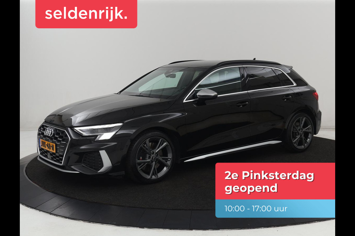 Audi A3 2.0 TFSI S3 quattro | Adaptive cruise | Bang & Olufsen | Matrix LED | Leder/Alcantara | Park Assist | Stoelverwarming | Virtual Cockpit | Carplay | Navigatie | Sportstoelen | Climate control