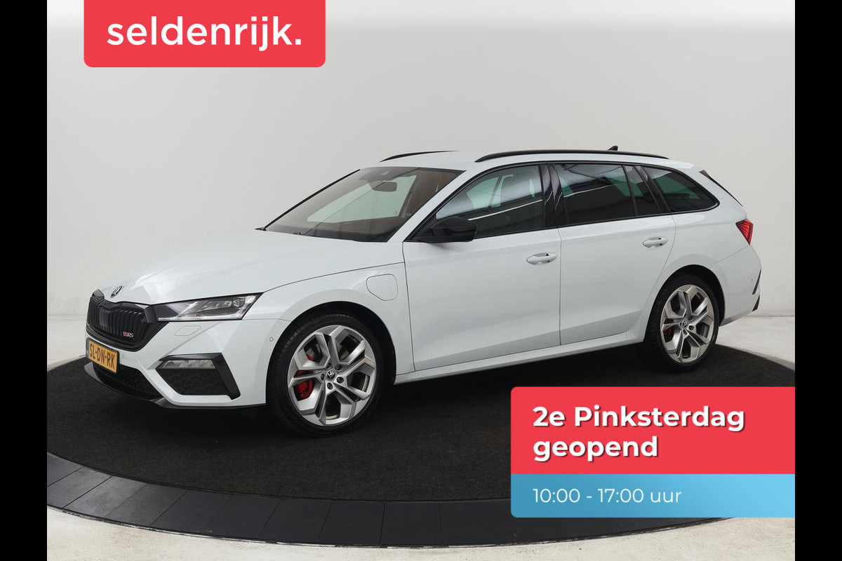 Škoda Octavia 1.4 TSI RS iV PHEV | Stoelverwarming | Head-Up | Matrix LED | Sfeerverlichting | Adaptive cruise | Side Assist | Carplay | Sportstoelen | Achterbankverwarming | Camera | Navigatie | Plug In