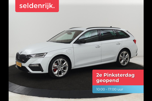 Škoda Octavia 1.4 TSI RS iV PHEV | Stoelverwarming | Head-Up | Matrix LED | Sfeerverlichting | Adaptive cruise | Side Assist | Carplay | Sportstoelen | Achterbankverwarming | Camera | Navigatie | Plug In